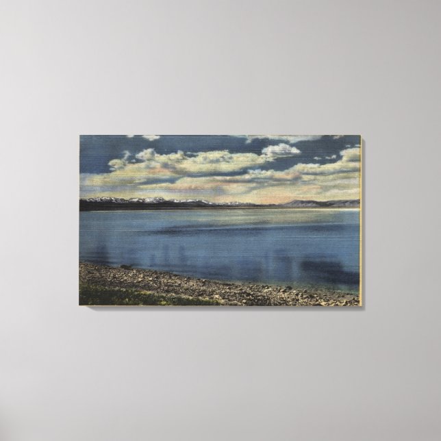 Toile Vue sur le lac Crowley (Recto)