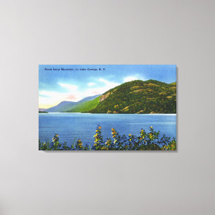Toile Vue sur le lac de Deers Leap Mountain