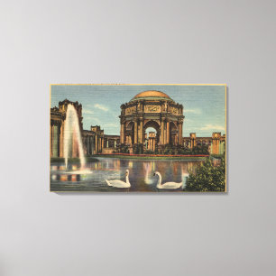 Toile Vue sur le Palais des Beaux-Arts
