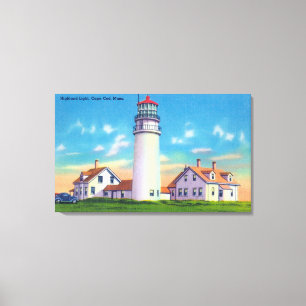 Toile Vue sur le phare de Highland