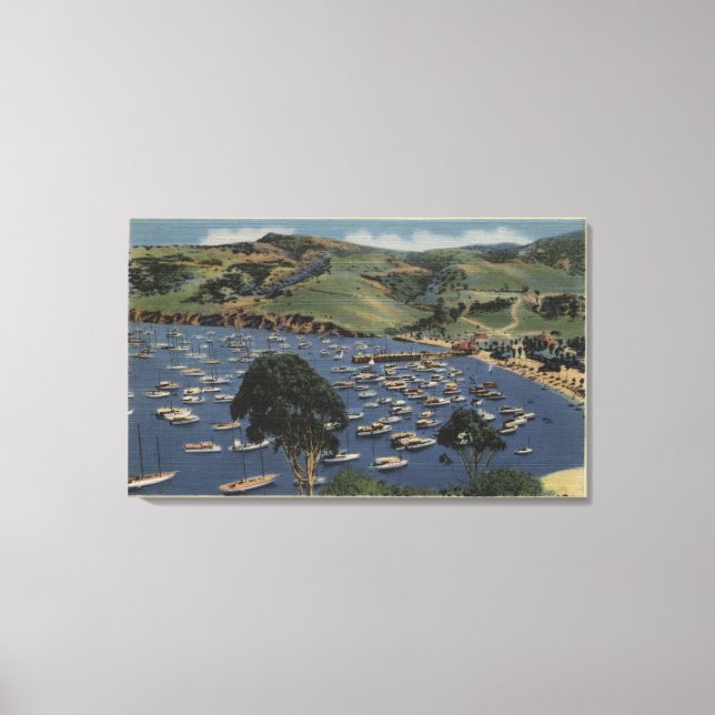 Toile Vue sur le port Isthme (Recto)