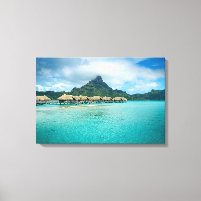 Toile Vue sur l'île de Bora Bora (Recto)
