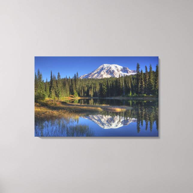 Toile WA, Parc national du Mont-Rainier, Mont-Rainier (Recto)