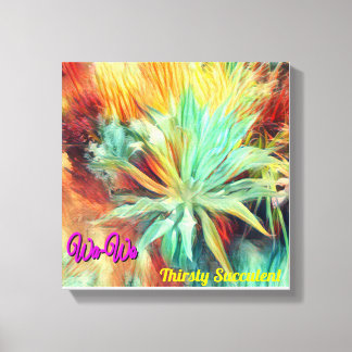 Toile Wa-Wo Wave NFT Art Collection THIRSTY SUCCULENT 25