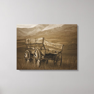 Toile Wagon historique vintage #3 Canvas Wall Art