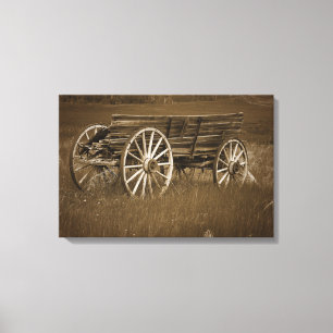 Toile Wagon vintage Historique #1 Canvas Wall Art
