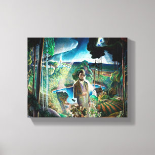 Toile Walden Pond revisité par Newell Convers Wyeth