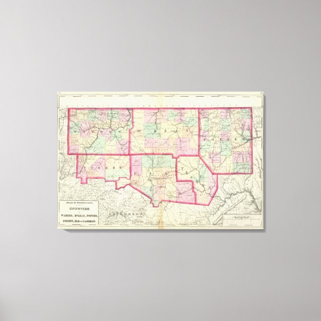 Toile Warren, McKean, Potter, Forest (Recto)