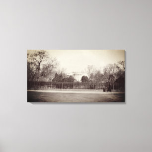 TOILE WASHINGTON DC THE WHITE HOUSE 1919 PHOTO VINTAGE