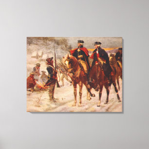 Toile Washington et Lafayette à la forge de vallée