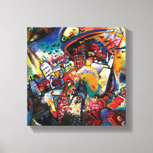 Toile Wassily Kandinsky - Paysage urbain de Moscou Art a