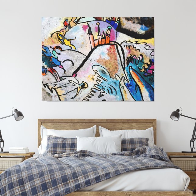 Toile Wassily Kandinsky - With Sun (1911) (Insitu(Chambre))