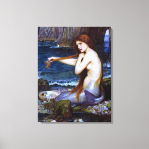 Toile Waterhouse : La Sirène