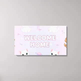 Toile Welcome home