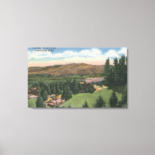 Toile Wenatchee, Washington Vue sur les jardins omme # 2