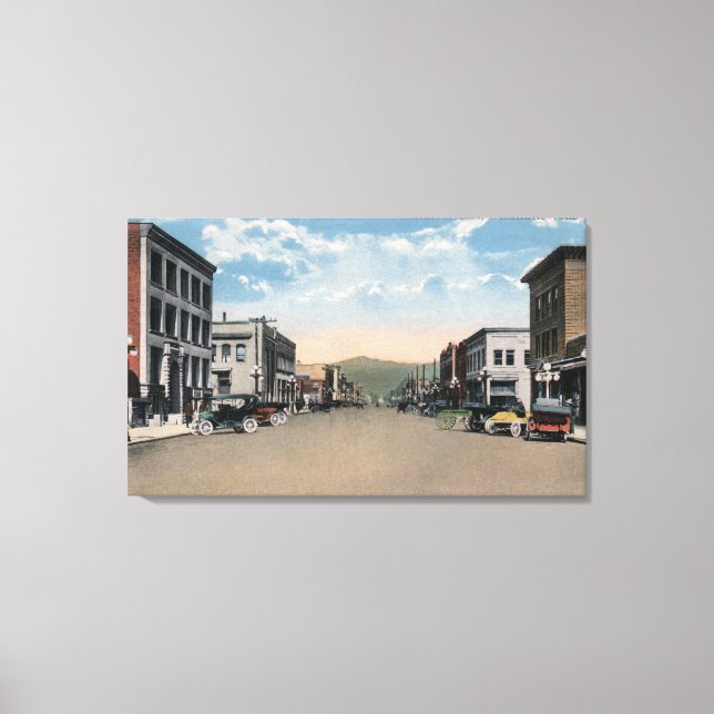 Toile Wenatchee, Washington Wenatchee Avenue Scène # (Recto)