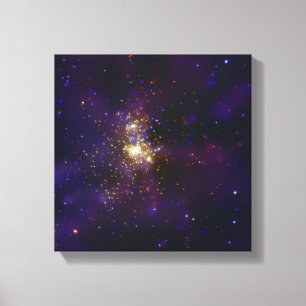 Toile Westerlund 2, un groupe de jeunes étoiles