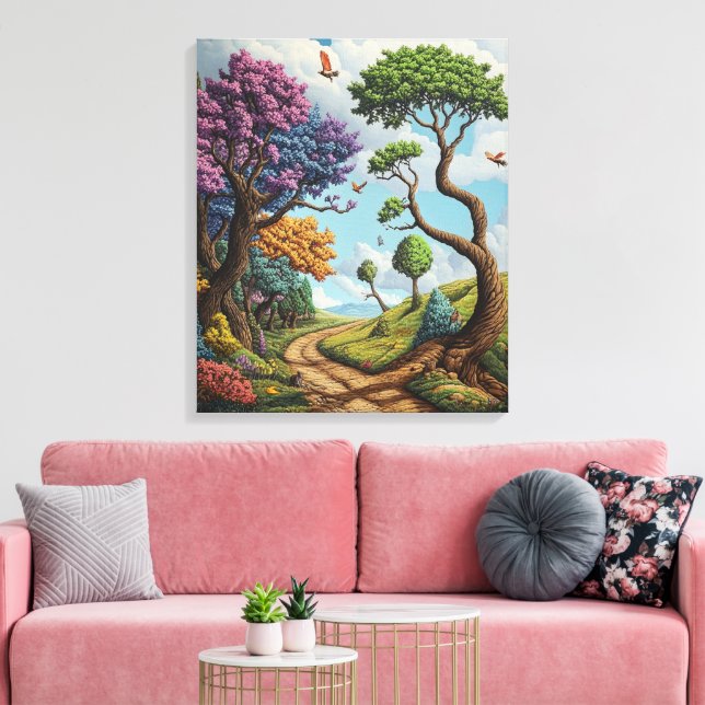 Toile Whimsy-Enchanted-Forest (Insitu(Salon))