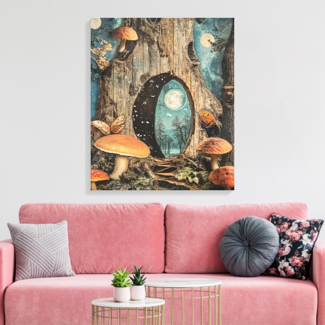 Toile Whimsy-Enchanted-Forest (Insitu(Salon))