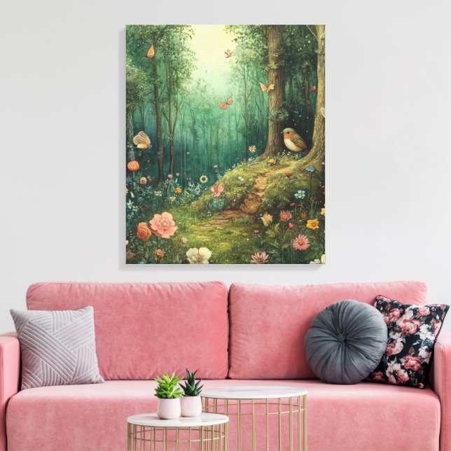 Toile Whimsy-Enchanted-Forest (Insitu(Salon))