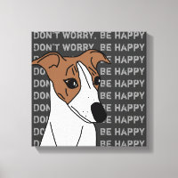 Whippet chien pop art