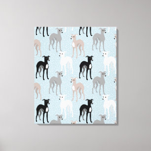 Toile Whippets ou Greyhounds italien Motif élégant