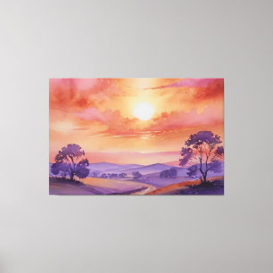 Toile "Whispers of Sunset"