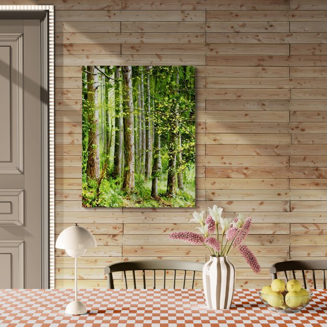 Toile Whispers of the Enchanted Forest (Nature's embrace: a beautiful forest scene for your walls.)