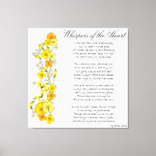 Toile Whispers of the Heart Canvas Imprimer
