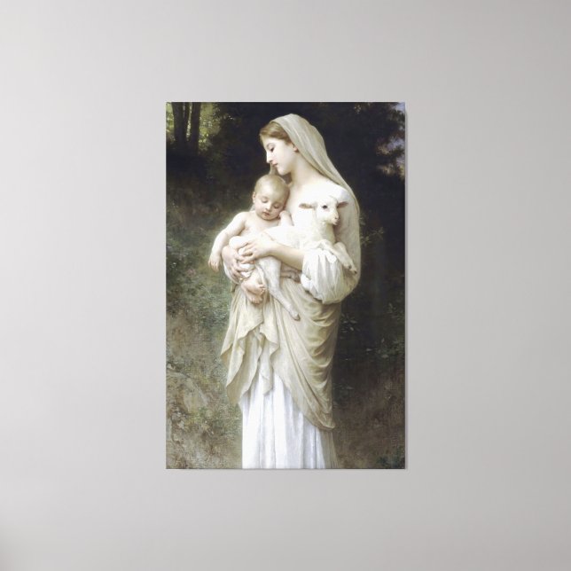 Toile William Adolphe - Innocence de Bouguereau (Recto)