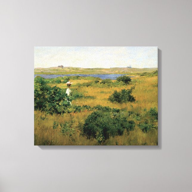 Toile William Merritt Chase - Été à Shinnecock Hills (Recto)