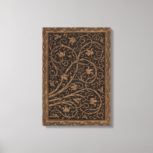 Toile William Morris Campion Cuir Damassé