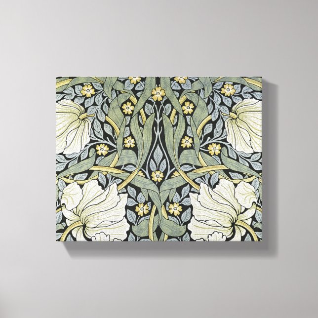 Toile William Morris - Design Motif Pimpernel (Recto)