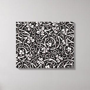 Toile William Morris Motif de la feuille de vigne