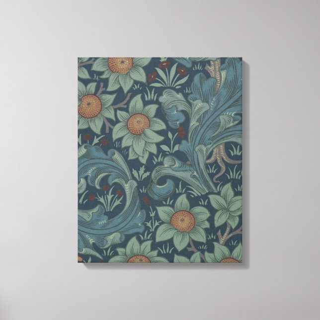 Toile William Morris Orchard Art Motif (Recto)