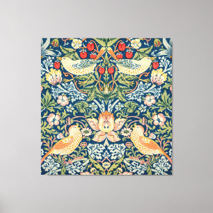 Toile William Morris Strawberry Thief Motif floral
