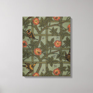 Toile William Morris Trellis Wallpaper Art