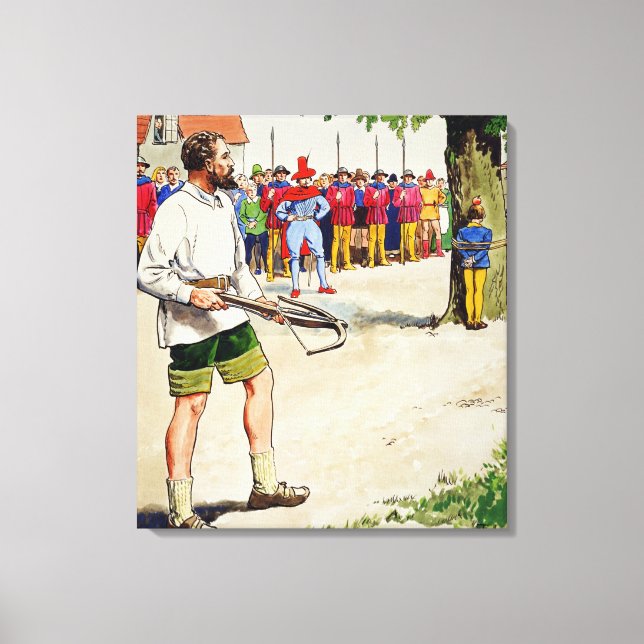 Toile William Tell, de 'Peeps into the Past', publie (Recto)