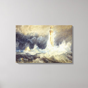 Toile William Turner - Phare de Bell Rock