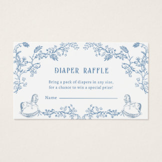 Toile-Windel-Raffle-Baby-Shower-Einschlusskarte