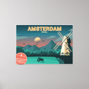 Toile Windmill Amsterdam