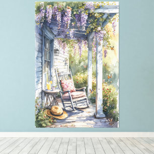 Toile Wisteria Porch Rocking Chair Scène