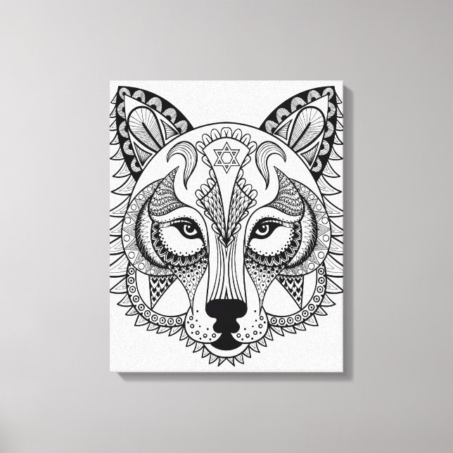 Toile Wolf inspiré (Recto)