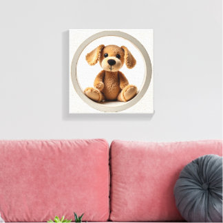 Toile Wonder Wall Art Puppy Love