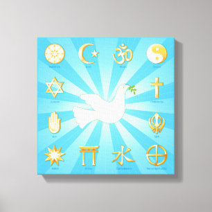 Toile World of Peace Canvas Art