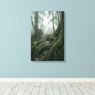 Toile Yakushima 'Souffle de Vie' | Ancien Biophilique