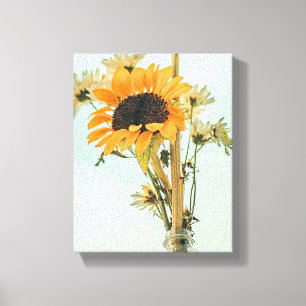 Toile Yellow Hardy Sunflower Meilleures photos de tourne