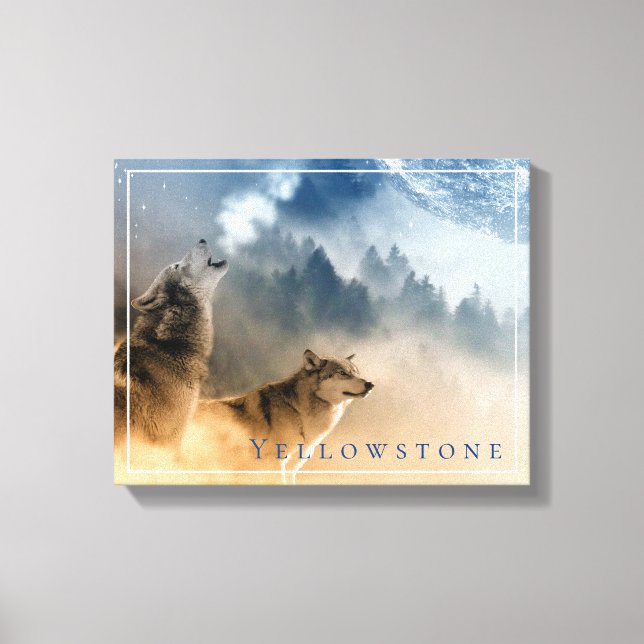 Toile Yellowstone Park American Canvas Art (Recto)