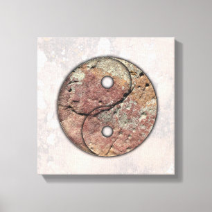 Toile Yin Yang Rock Art Talking Canyons, Nouveau-Mexique