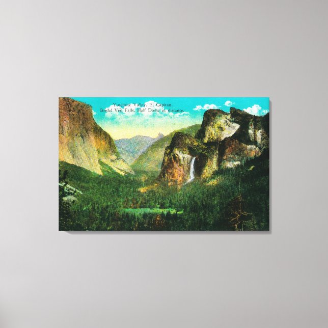 Toile Yosemite Valley ViewYosemite, CA (Recto)